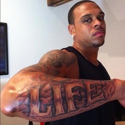 Forearm Piece on Pheonix Suns player, Shannon Brown.